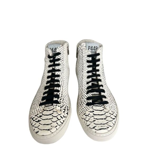 P448 Women\'s Star Snake Embossed High Top Sneakers Euro 40 USA 9.5 main image 5